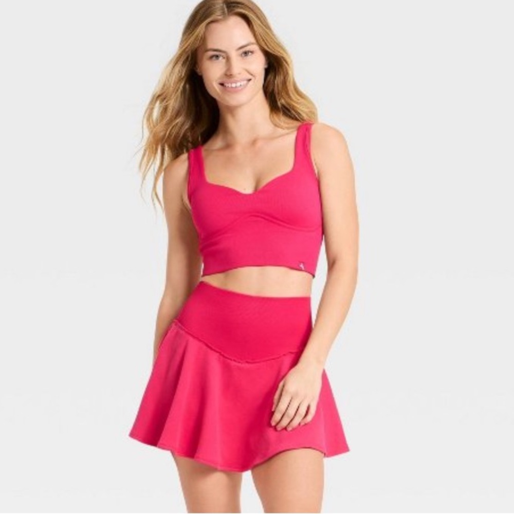 French Terry Skort JoyLab Red XS NWT